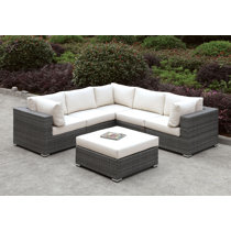 L shaped discount outdoor couch small